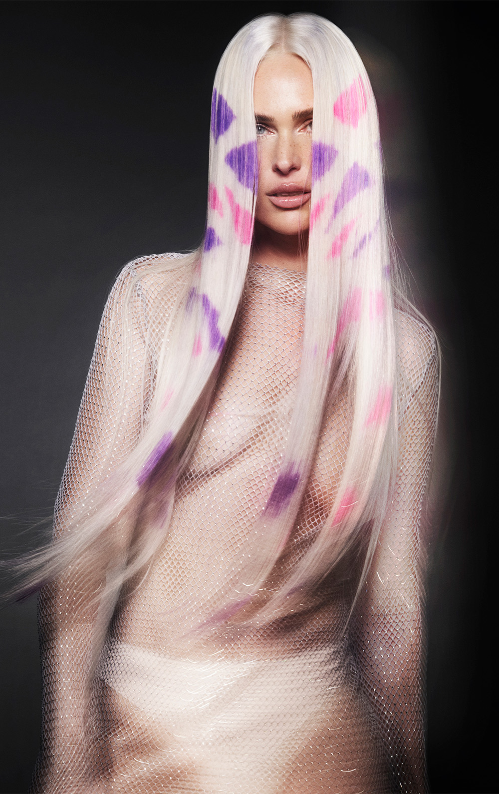 Pink and Purple Creative Colour Hair - Hotshots Team - Luminara Collection